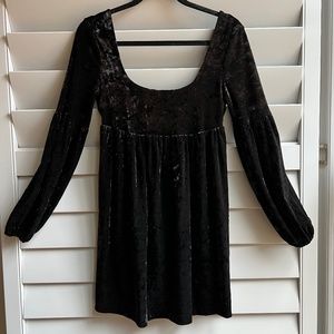 Free People, Velvet Mini Dress